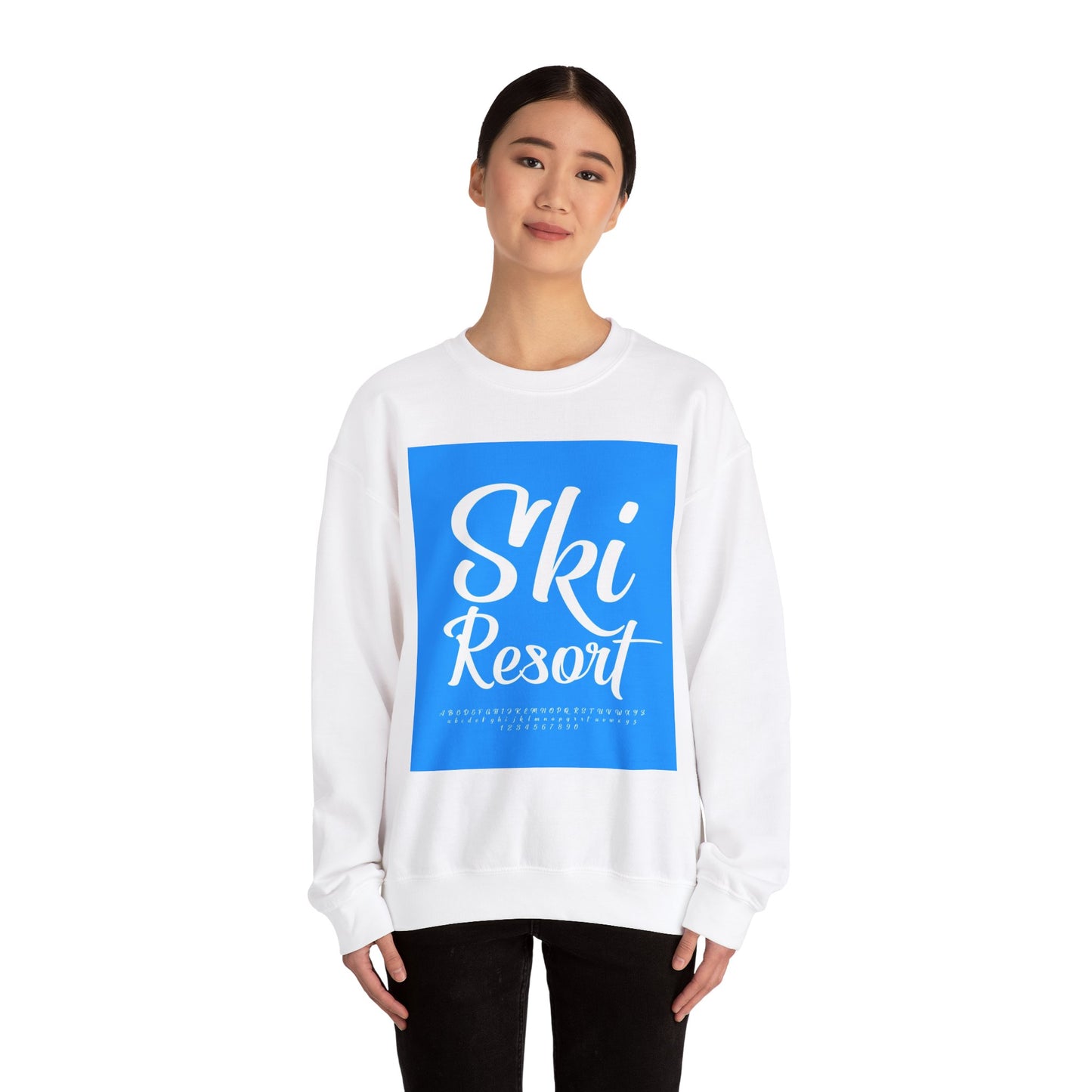 Ski Crewneck Sweatshirt - Mountain Adventure