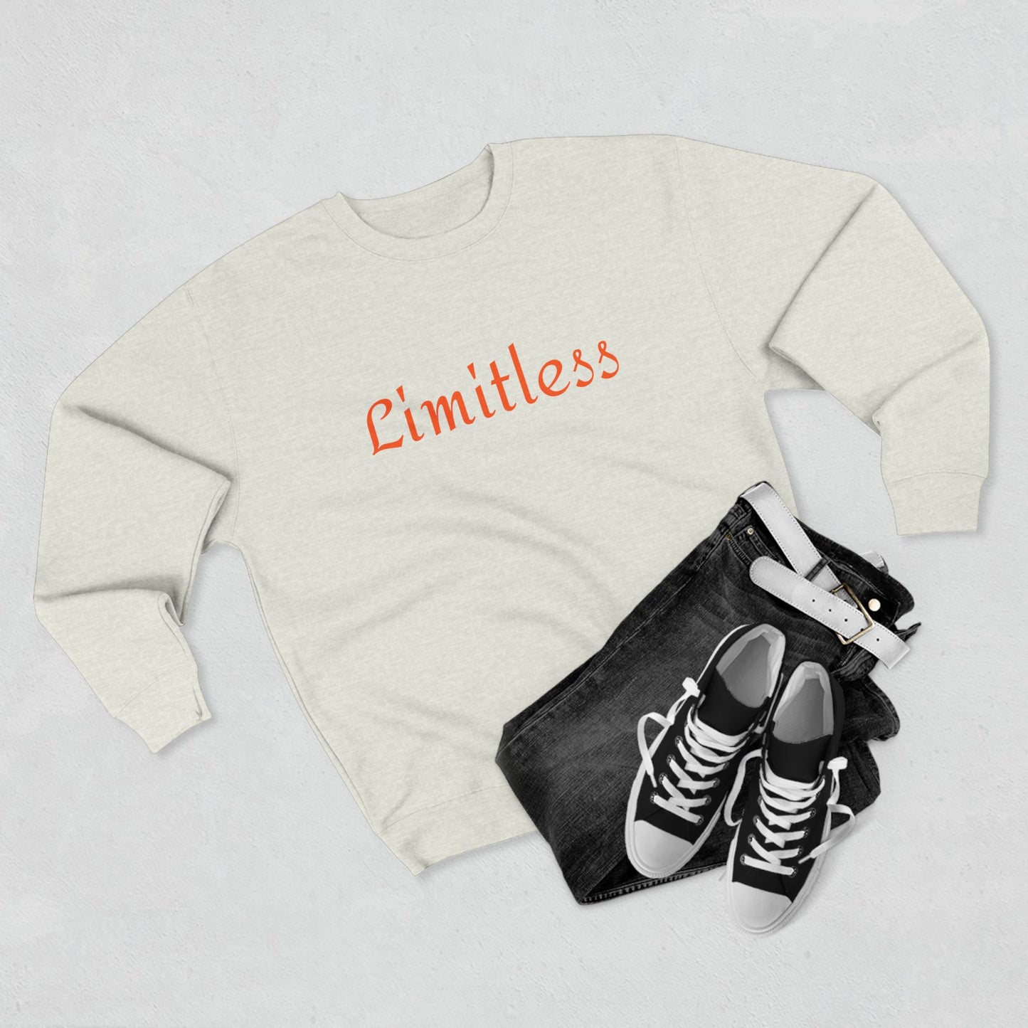 Limitless Unisex Crewneck Sweatshirt - Cozy Motivation for Every Day