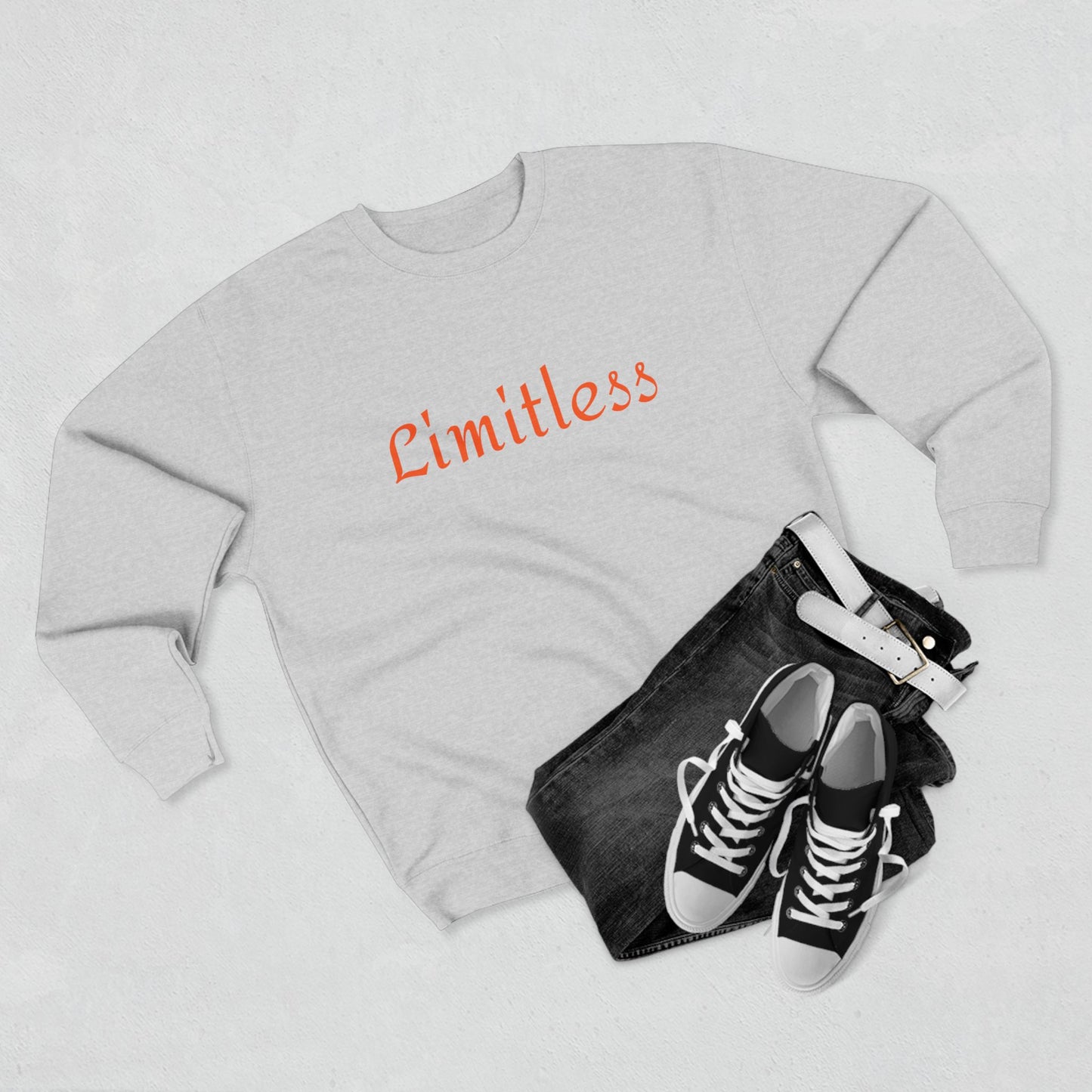 Limitless Unisex Crewneck Sweatshirt - Cozy Motivation for Every Day