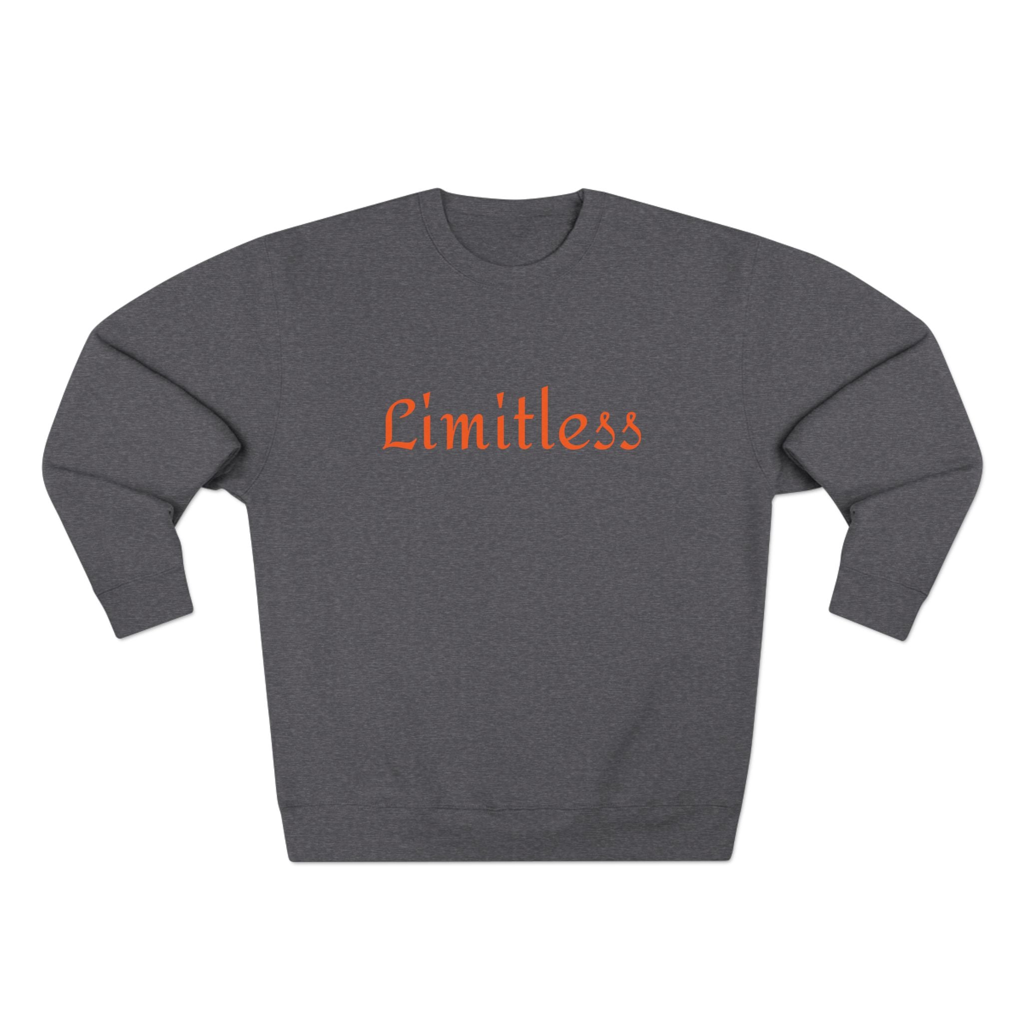 Limitless Unisex Crewneck Sweatshirt - Cozy Motivation for Every Day