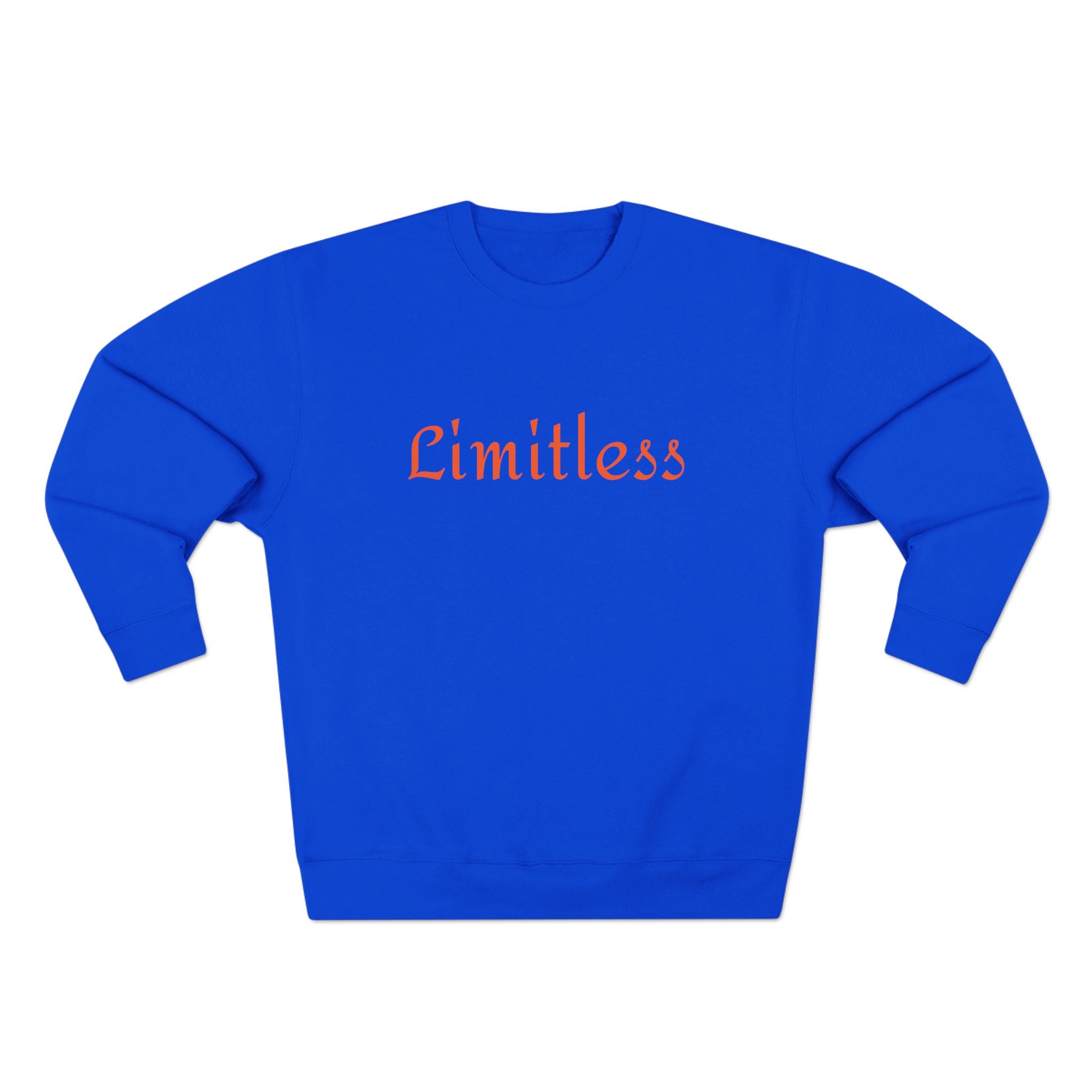 Limitless Unisex Crewneck Sweatshirt - Cozy Motivation for Every Day