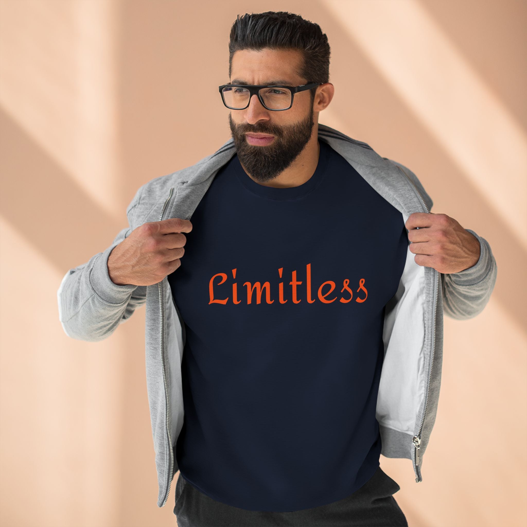 Limitless Unisex Crewneck Sweatshirt - Cozy Motivation for Every Day