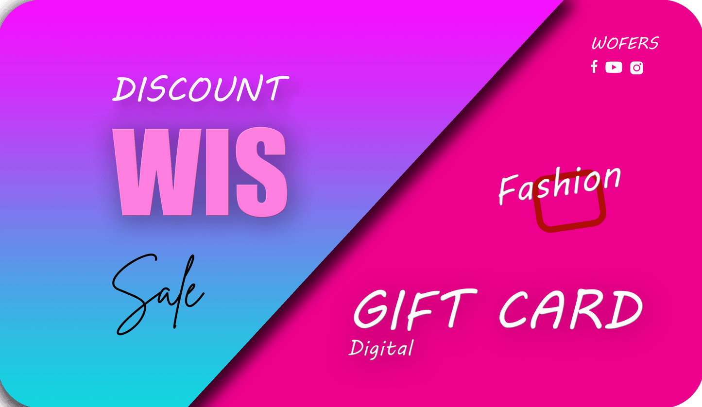 GIFT CARD ( WIS )  Fashion