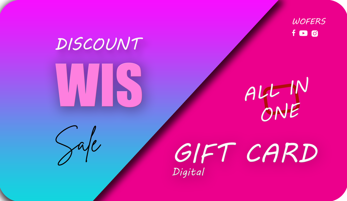 GIFT CARD ( WIS )  All in one