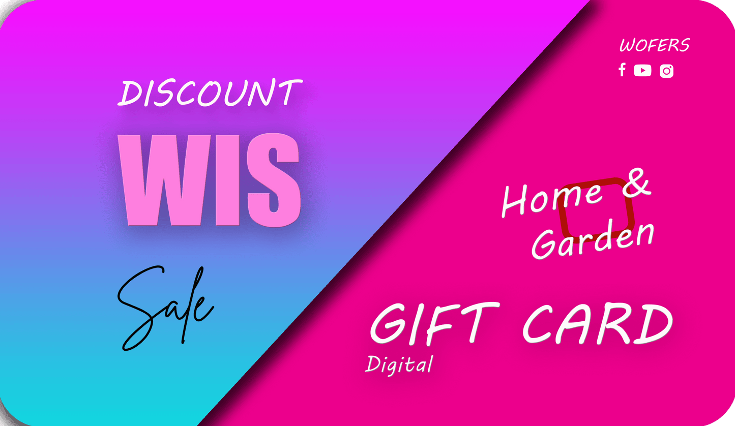 GIFT CARD ( WIS )  Home & Garden